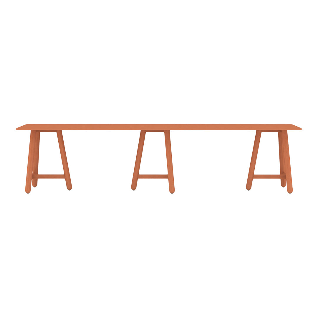 Beech Connect 100 Rectangle High Table - Two-Piece Top