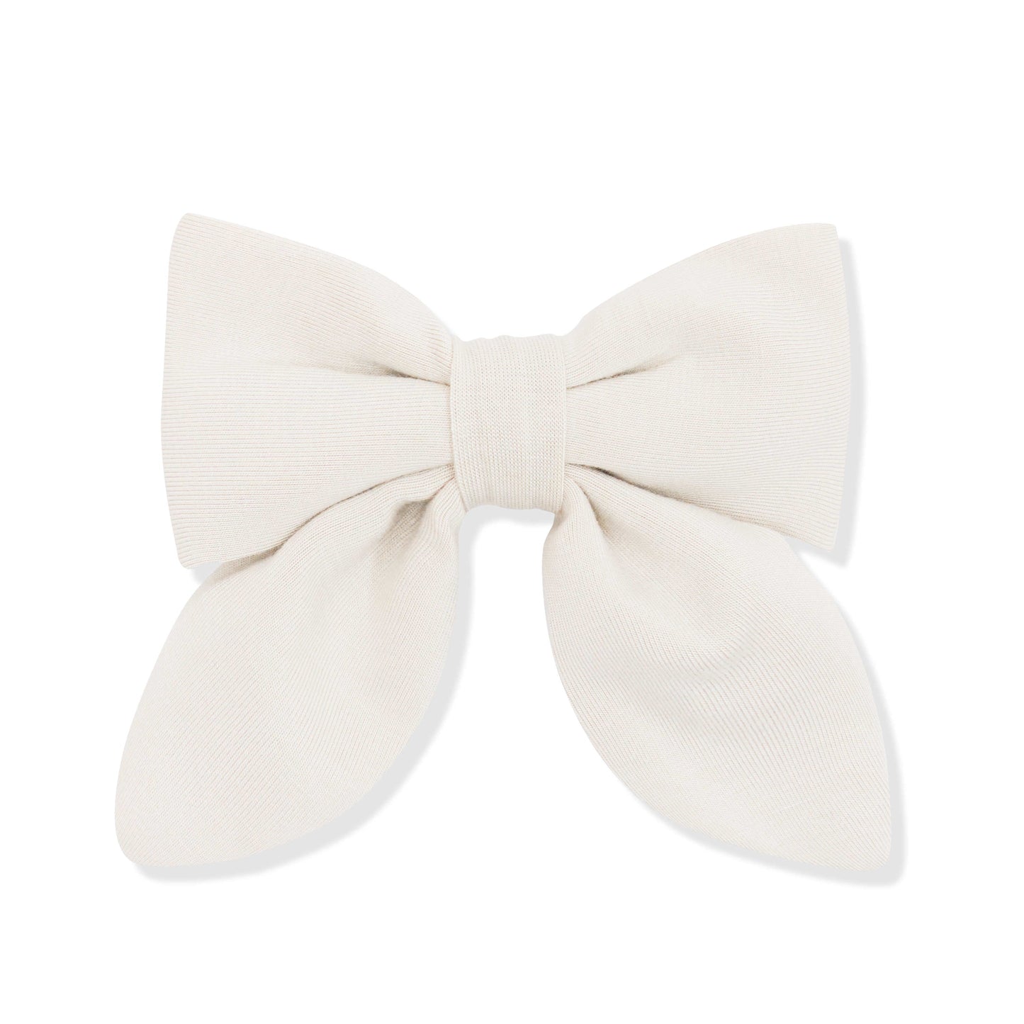 Medium Alligator Clip Bow in Oat