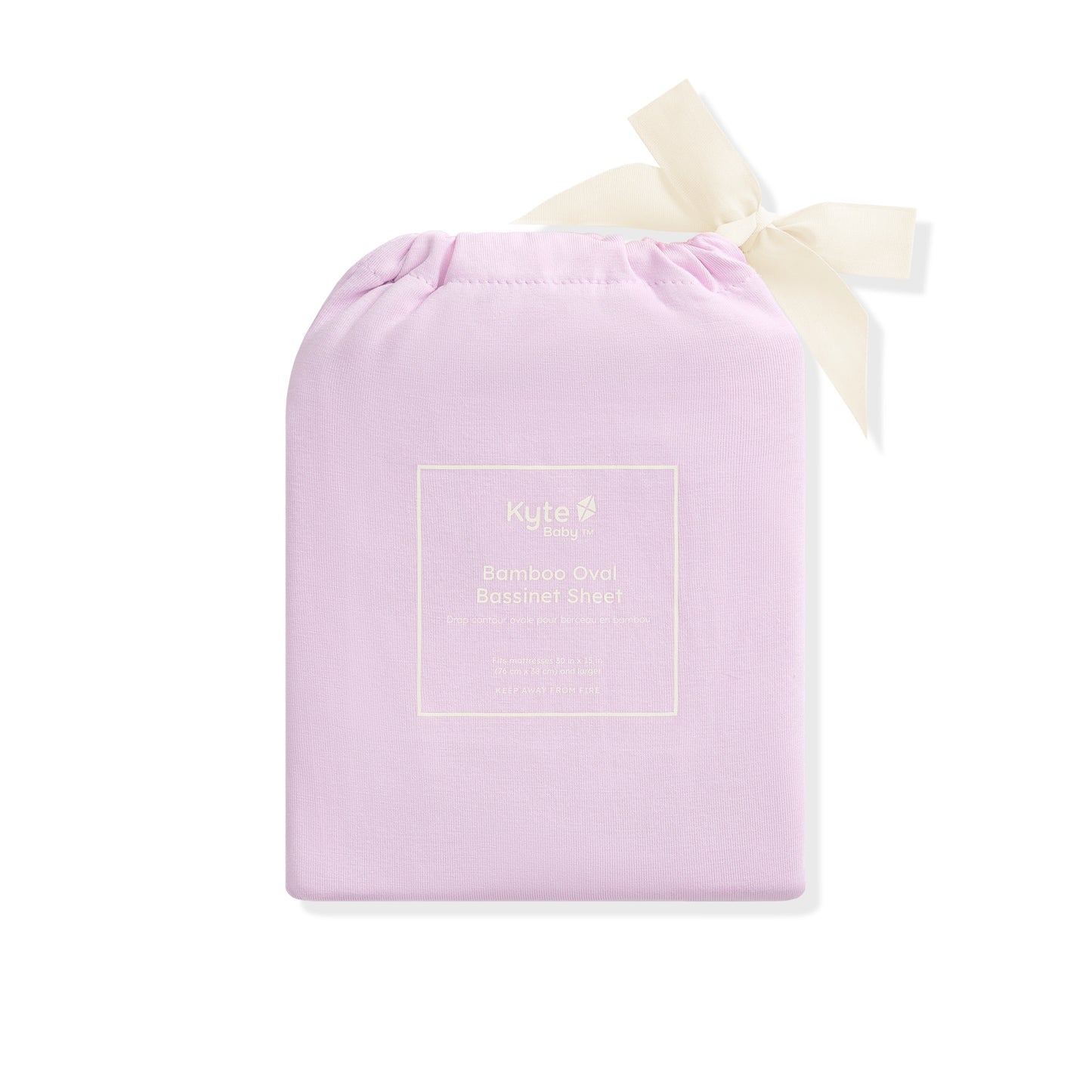 Oval Bassinet Sheet in Thistle