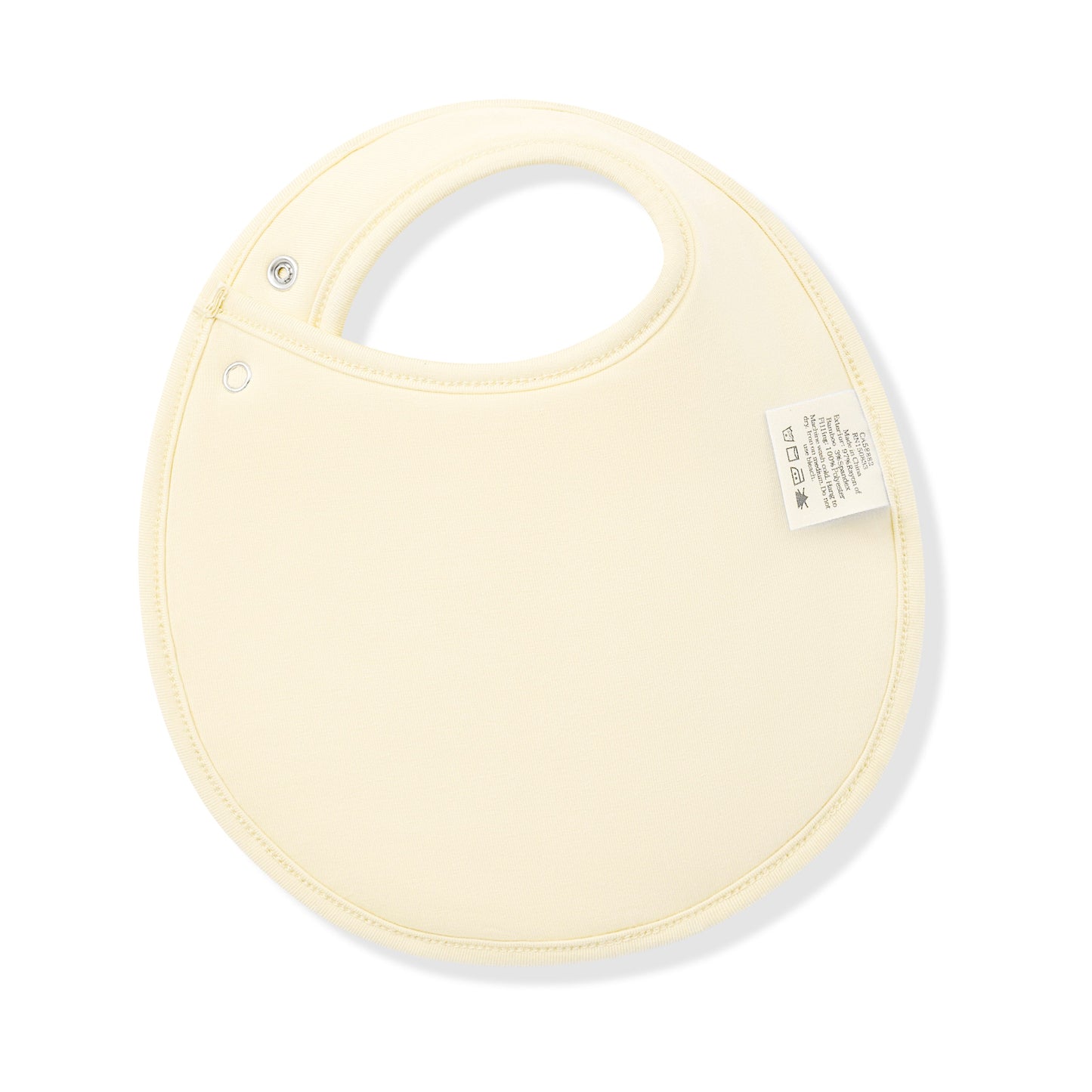 Cushy Bib in Gingham Chamomile