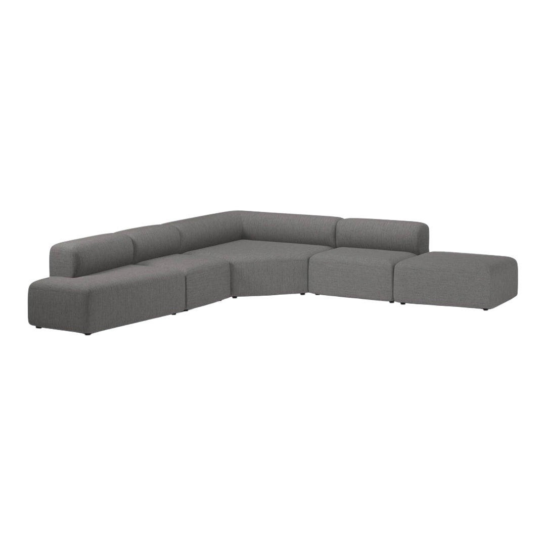 Angle Corner Sofa w/ Open End & Chaise