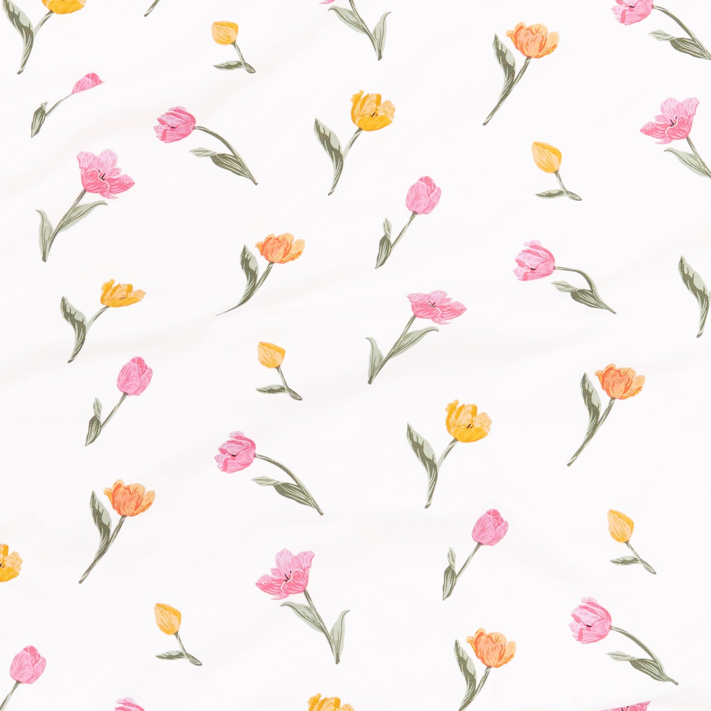 Oval Bassinet Sheet in Tulip