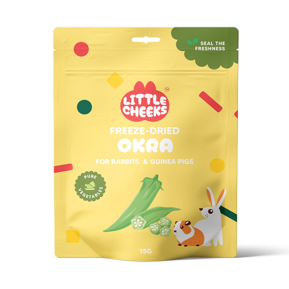 Little Cheeks - Freeze Dried Okra for Small Animal 15g