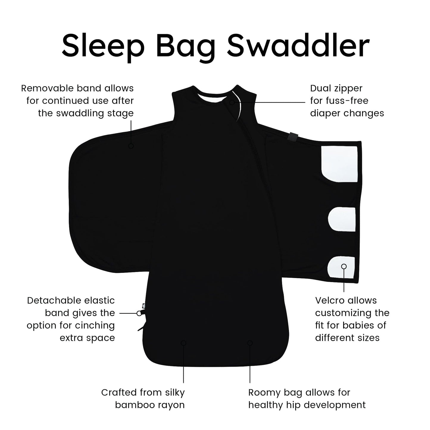 Sleep Bag Swaddler in Midnight 1.0