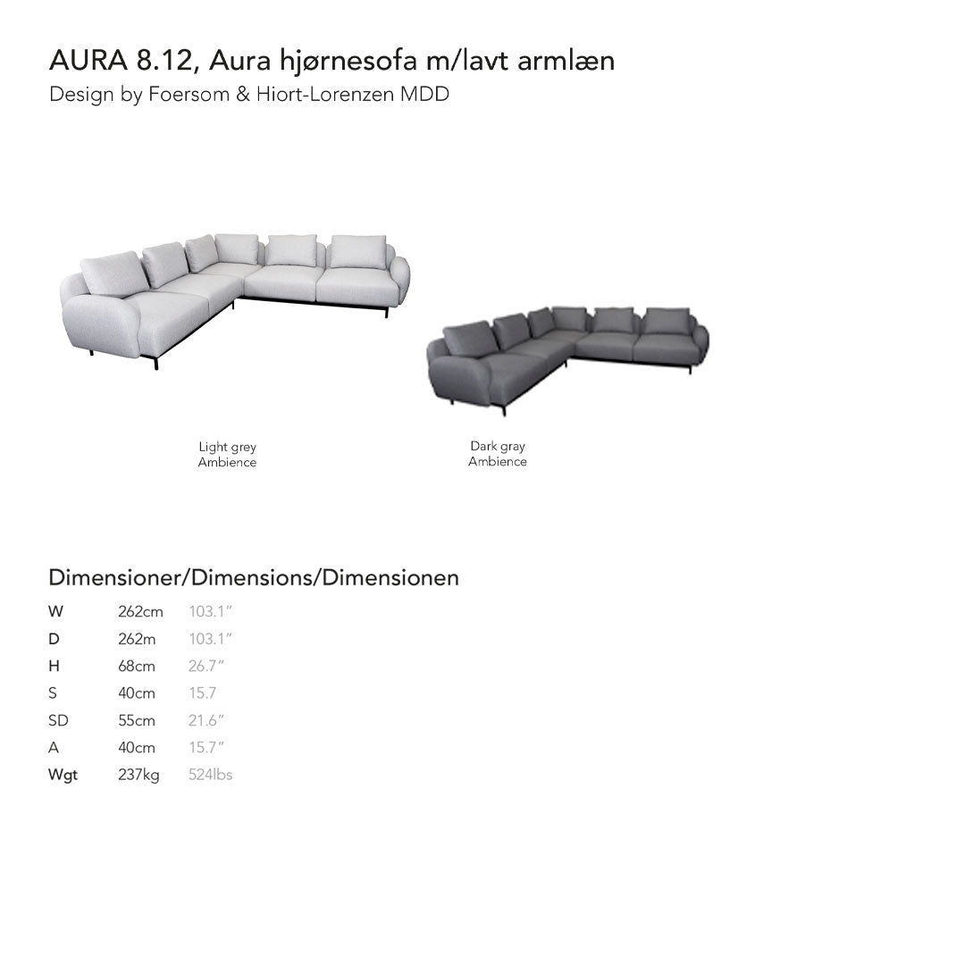 Aura Pre-configured Sofa - Setup 3