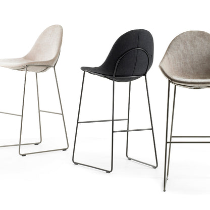Atticus 09 Bar Chair w/ Arms - Sled Base