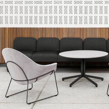Atticus 09 Lounge Chair  - Low -  Sled Base