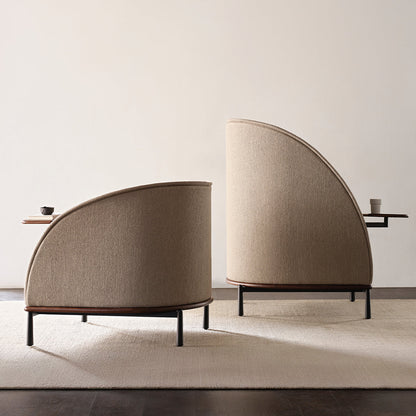 Arc High Back Lounge Chair w/ Tablet