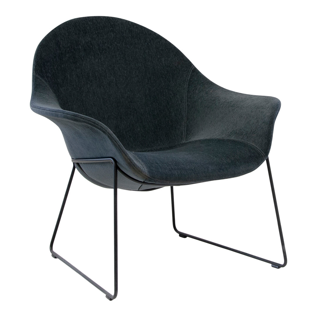 Atticus 09 Lounge Chair  - Low -  Sled Base