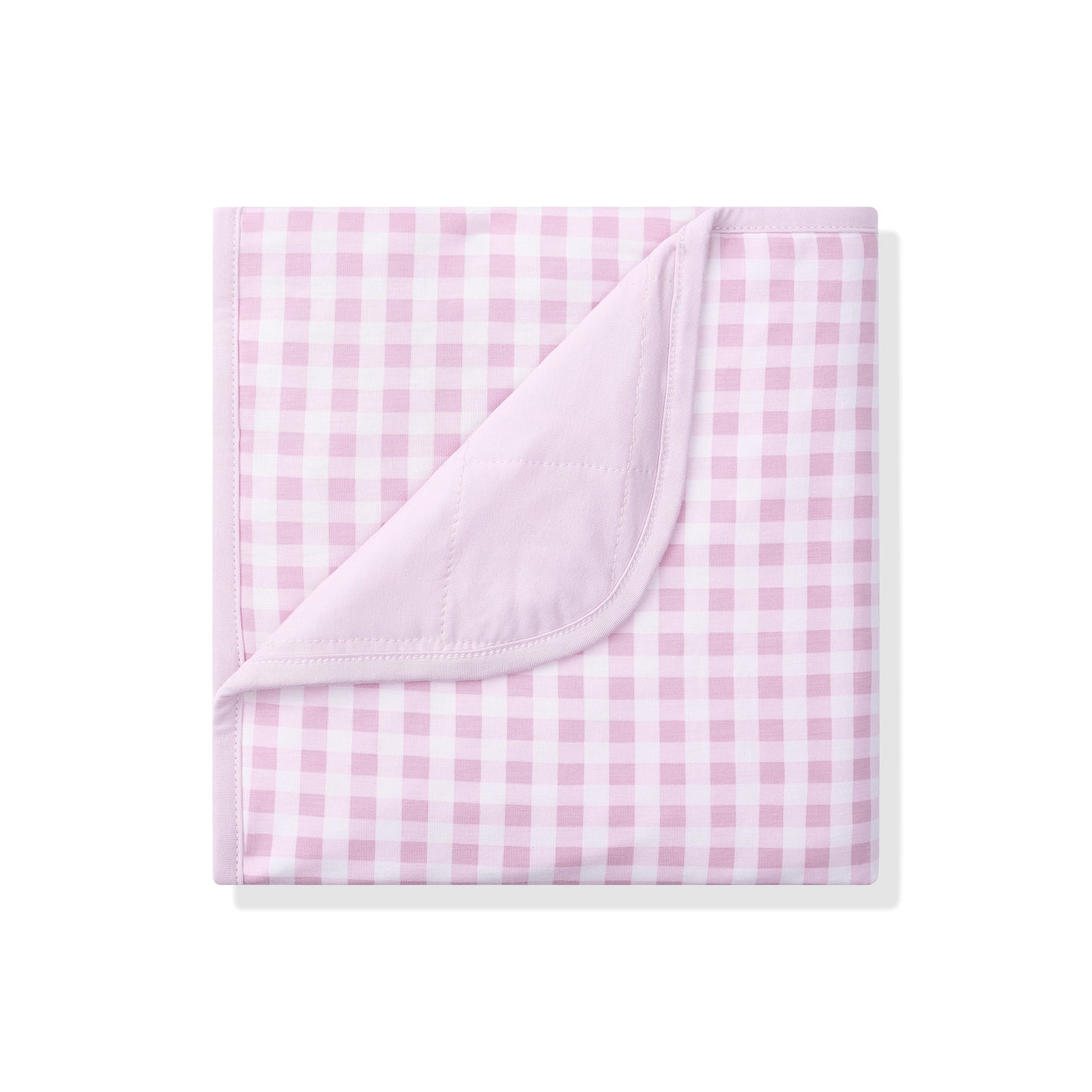 Baby Blanket in Gingham Thistle 1.0