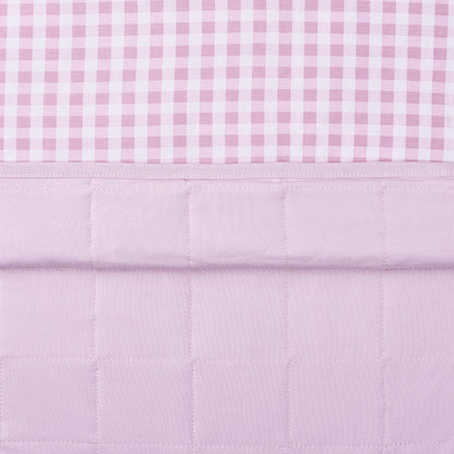 Baby Blanket in Gingham Thistle 1.0