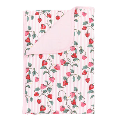 Toddler Blanket in Strawberry Fields 1.0