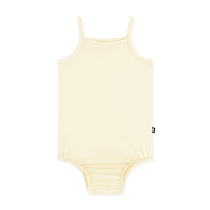 Spaghetti Strap Leotard in Chamomile