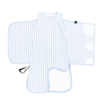 Sleep Bag Swaddler in Small Mist Stripe 1.0