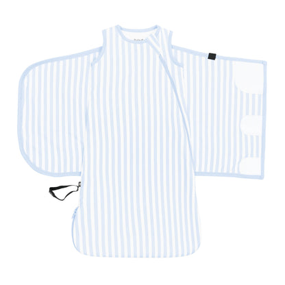 Sleep Bag Swaddler in Small Mist Stripe 1.0