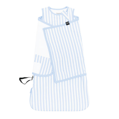 Sleep Bag Swaddler in Small Mist Stripe 1.0