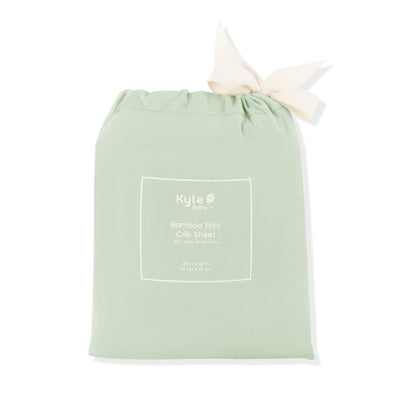 Mini Crib Sheet in Basil