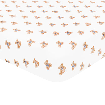 Mini Crib Sheet in Teddy Bear