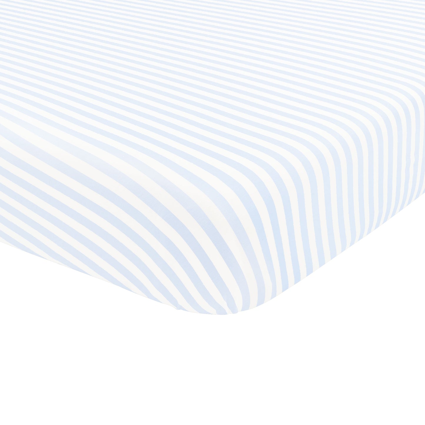 Mini Crib Sheet in Small Mist Stripe