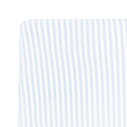 Mini Crib Sheet in Small Mist Stripe