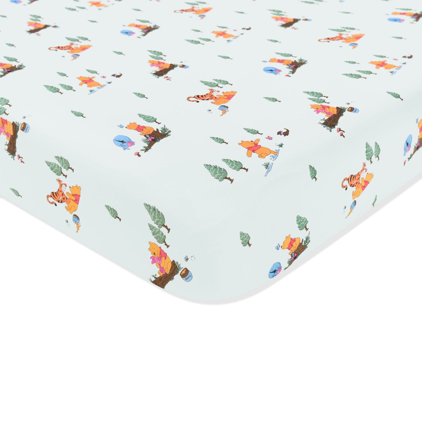 Crib Sheet in Winnie the Pooh Hundred Acre Wood