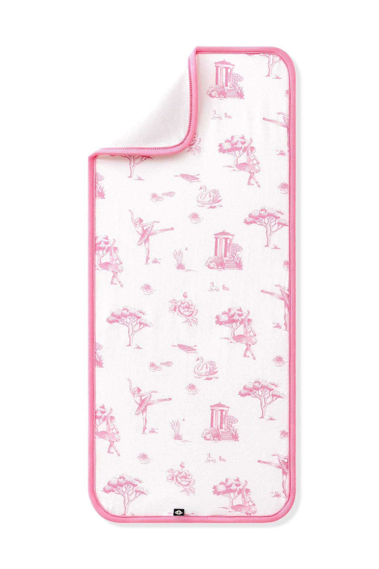 Burp Cloth in Toile Ballet