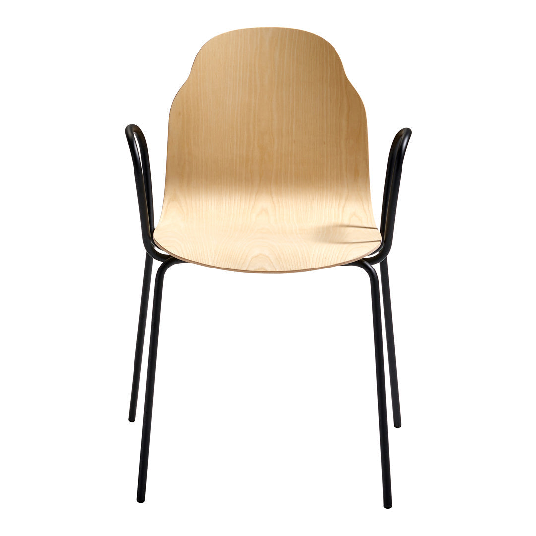 Body Armchair - Metal Leg - Stackable