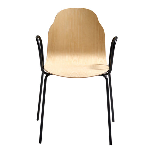 Body Armchair - Metal Leg - Stackable
