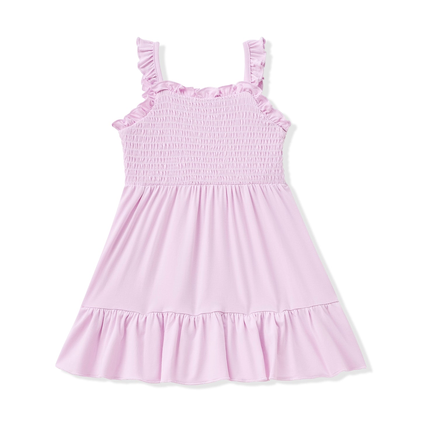 Smocked Dress in Thistle