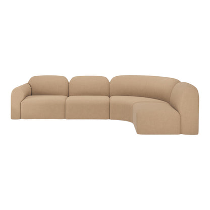 Bulky Pre-Configured L-Shaped Sofa