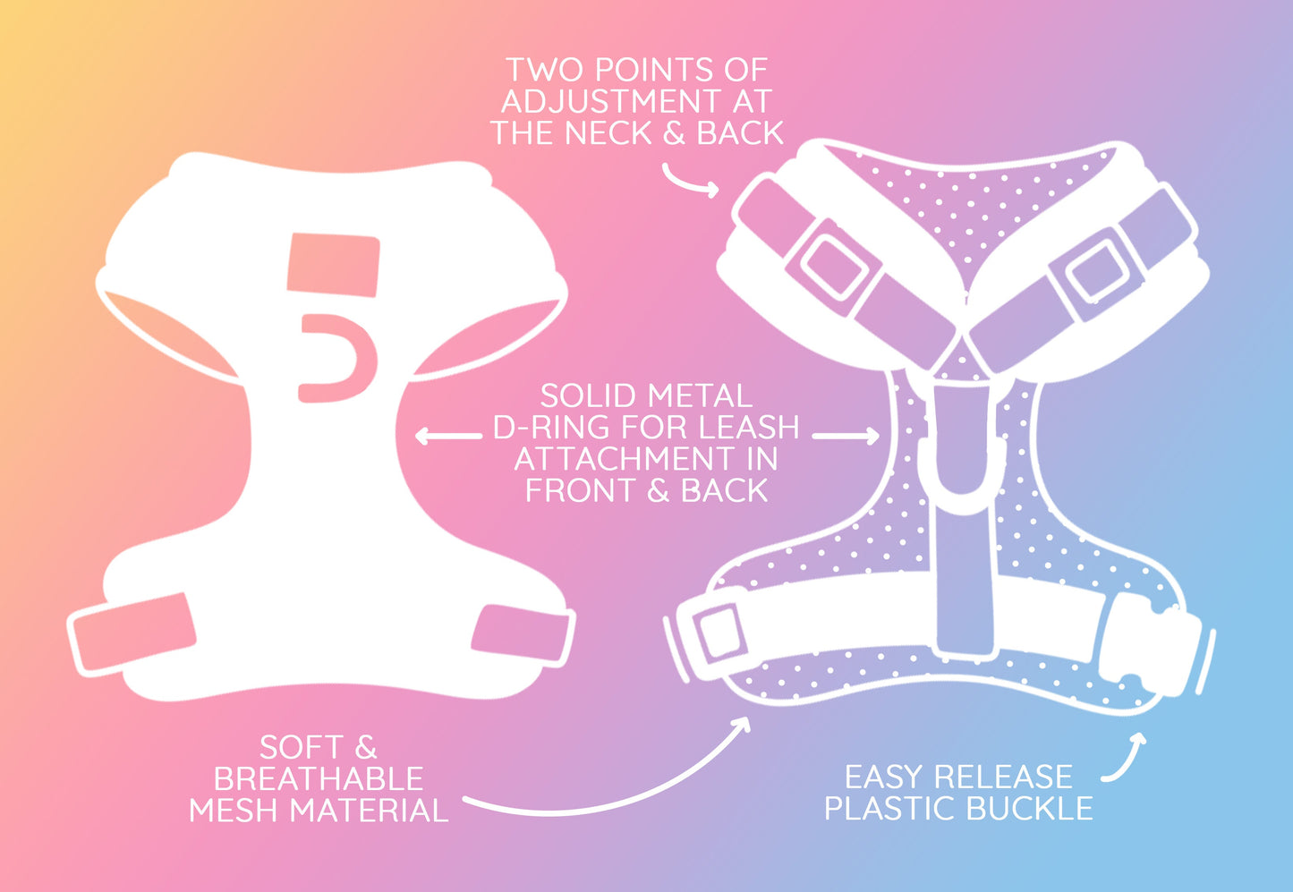 Dog Adjustable Harness - Peanuts™ Beagle Bells