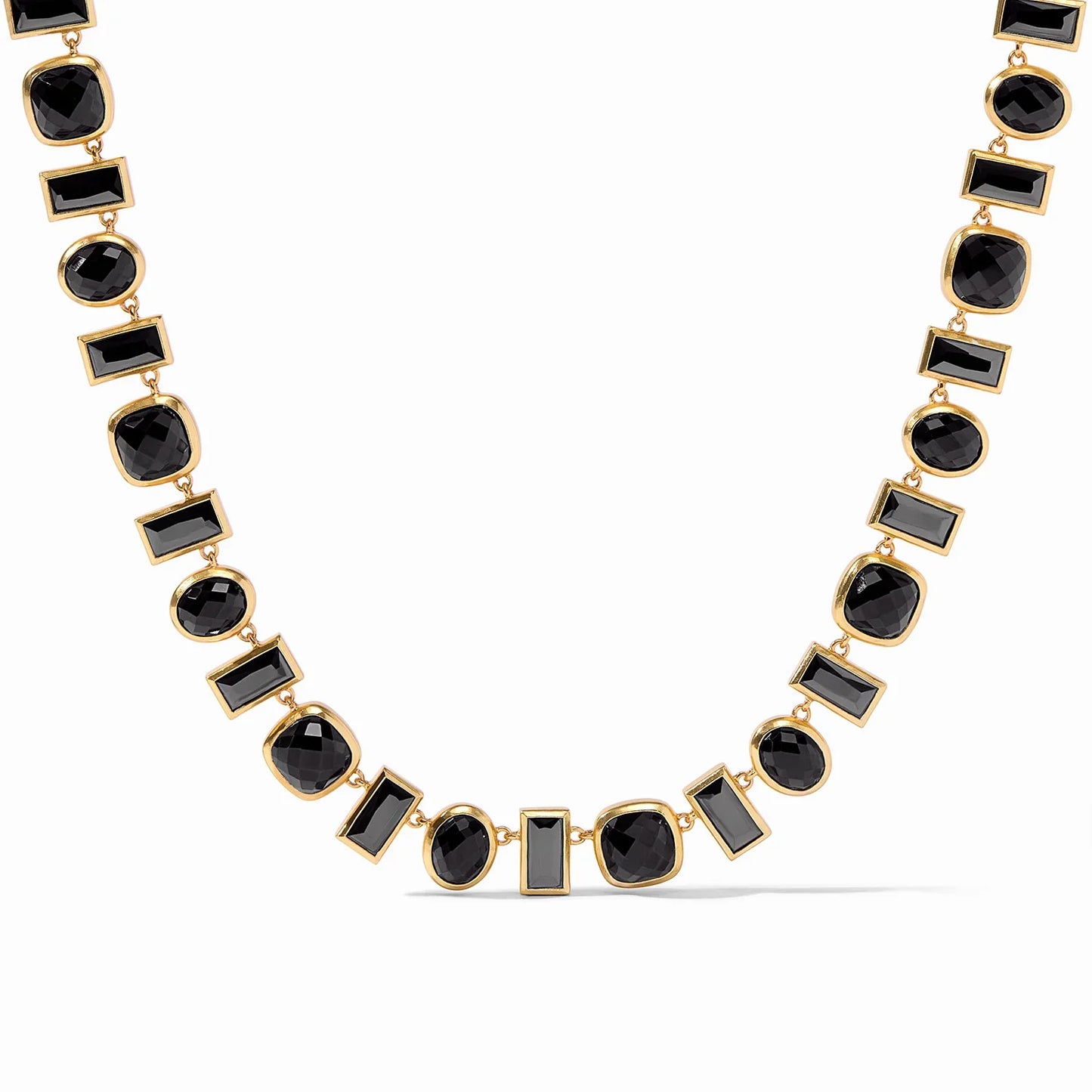 Antonia Tennis Necklace- Black