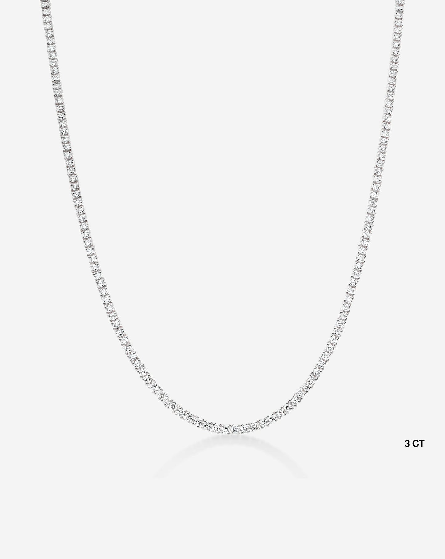 Classic Diamond Tennis Necklace