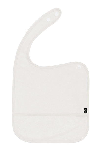 Terry Pocket Bib in Oat