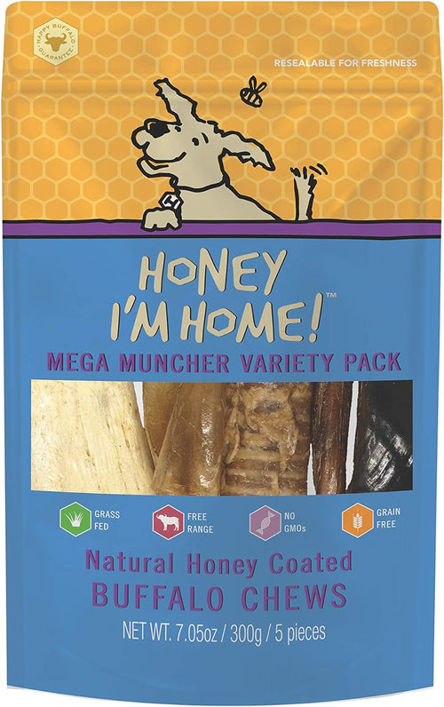 Honey I'M Home Buffalo Chews Mega Muncher Variety Pack