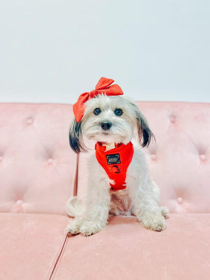 Dog Sailor Bow - Merlot