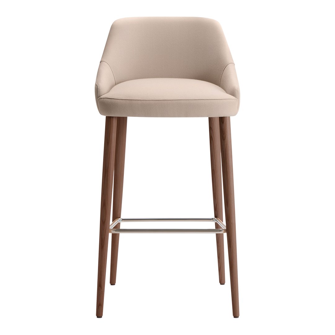 Adima 07 Bar Stool - Wood Base