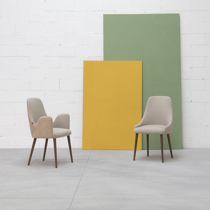 Adima 04 Dining Armchair - Wood Base