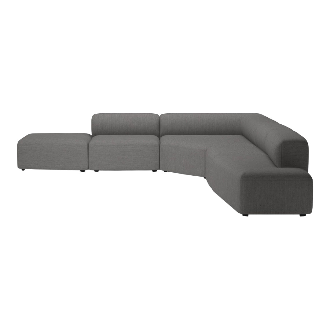 Angle Corner Sofa w/ Open End & Chaise
