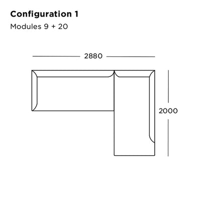 Blade Pre-configured Sofa - Setup 1