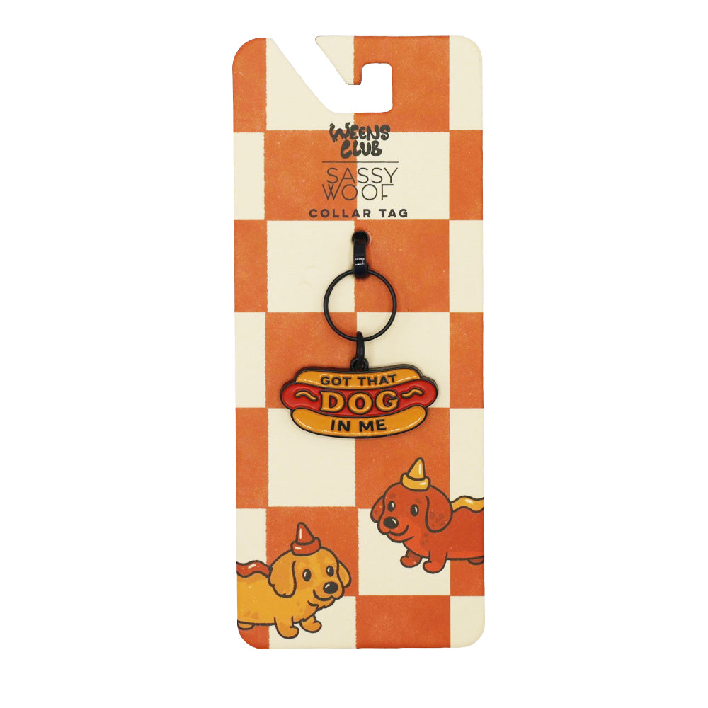 Collar Tag - Hot Dawg
