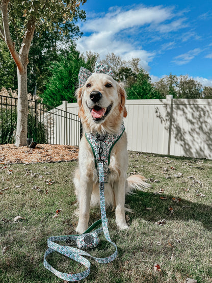 Dog Adjustable Harness - Under the Mistletoe