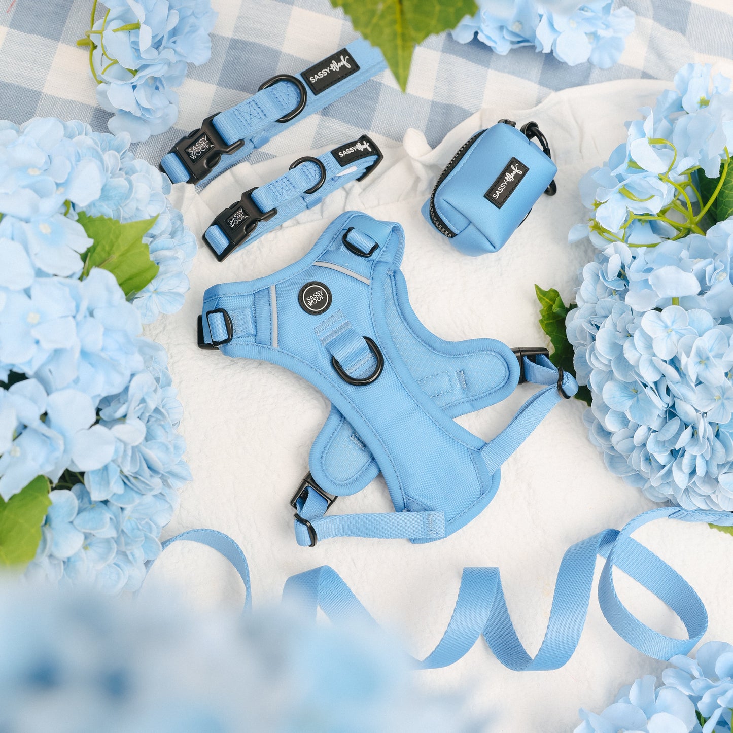 Dog Four Piece Bundle - Hydrangea