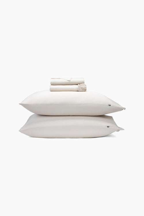 Bamboo Sateen Sheet Set in Champagne