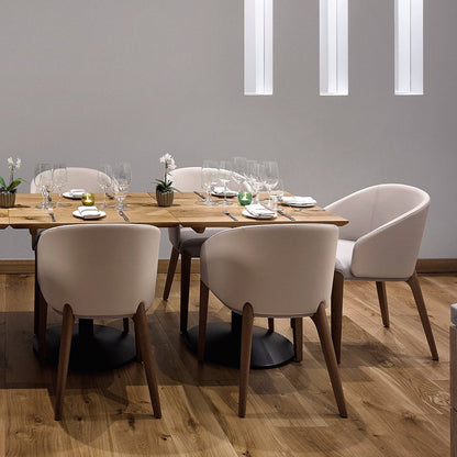 Bellevue 02 Dining Armchair - Ash Frame
