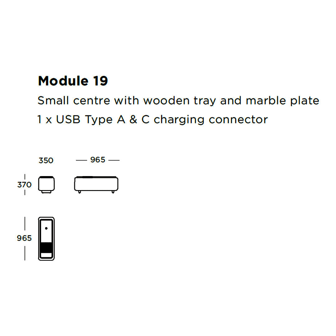 Boketto Modular Sofa (Modules 17-19)