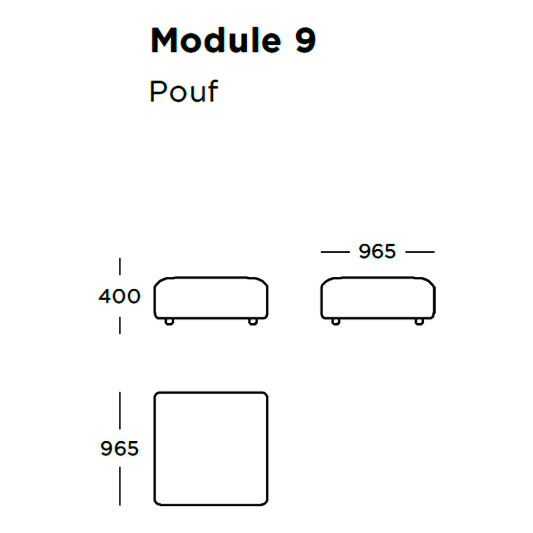 Boketto Modular Sofa (Modules 9-16)