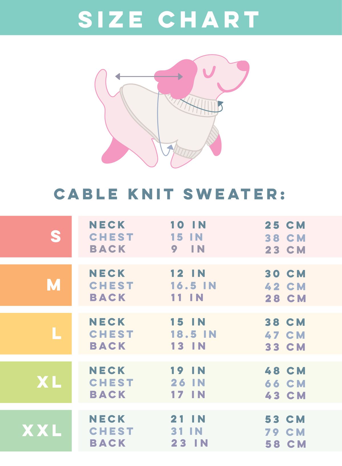 Pet Cable Knit Sweater - Dark Green