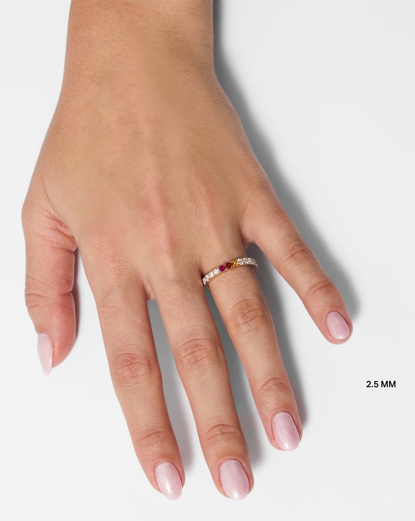 2.5 mm Personalized Classic Lab Diamond Ring