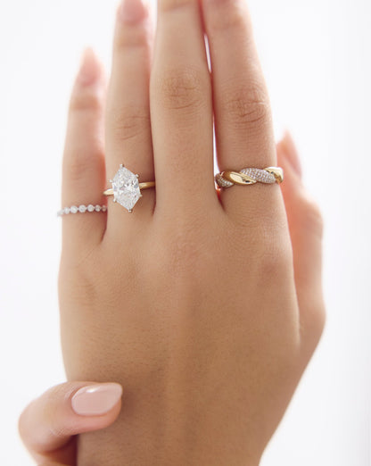 3.05 Duchess Lab Diamond in Cloud Solitaire